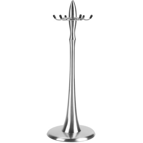 Stainless Steel Cooking Utensil Stand Kitchenware Spatula Scoop Spoon Rotating Storage Rack (1/5)