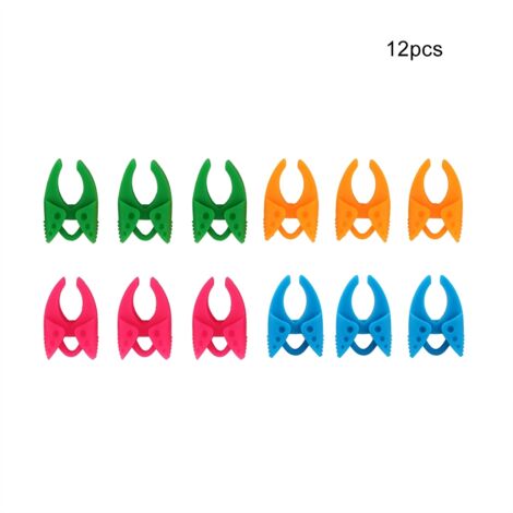 12PCS Bobbin Clamps Holders Bobbin Clips Sewing Tools (1/5)