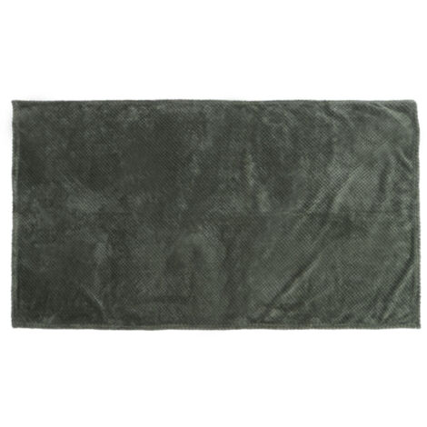 Thicken Soft Polyester Fiber Air Conditioning Bed Blanket for Sofa Bedroom Bedding SuppliesMilitary Green 120x200cm