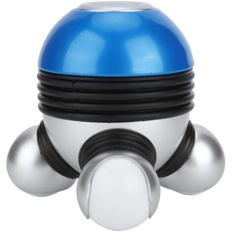 Mini Portable Hand Held Body Vibrating Massager with LED Light for Head Neck Legs Pain Release(Blue ) (1/5)