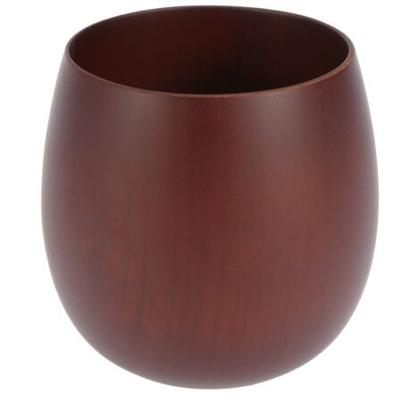 Traditional Natural Wooden Coffee Mud Big Belly Wood Tea Cup (1/5)