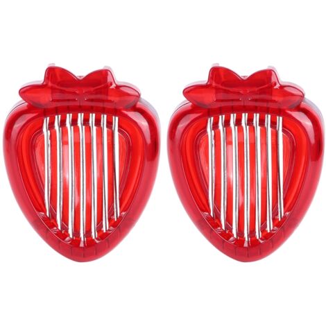 Mini Strawberry Cutter Stainless Steel Blade Fruit Slicing Tool Home Kitchen Gadgets (1/5)