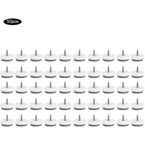 50Pcs Non-Slip Furniture Feet Pad Felt Nail for Table Sofa Chair Leg Floor Protection(22mm ) (1/5)
