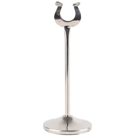 U Shaped Stainless Steel Card Table Number Holder Stand Clip for Wedding Party Restaurant (1/5)