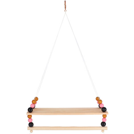 Nordic Style Wall Hanging Shelf Display Rack with Colorful Beads Decor for Children Kid Room DecorationType 1 (1/5)