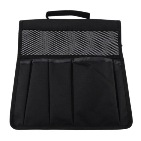 Foldable Portable Garden Kneeler Bench Kneeling Bag Tool Storage Stool Pouch (Black) (1/5)