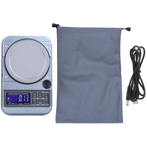1000g/0.01g Jewelry Scale Electronic Quantitative Alarm Portable Battery Charging Scale (1/5)
