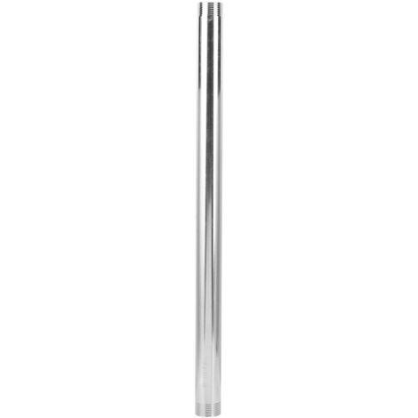 Stainless Steel Male Thread Pipe Nipple Adapter Fittings Plumbing System Accessory 50cmG1 Male Thread Extension Rod 50cm