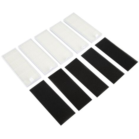 5 PCS HEPA Filter for Ecovas ilife A4s A6 A4 A40 A8/ DN621 X620 Robot Vacuum Cleaner (1/5)
