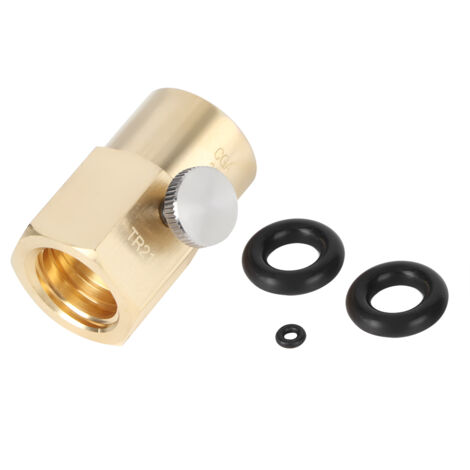Household Soda Bottle Soda Water Cylinder CO2 Refill Connector Adapter AccessoriesCGA320 to TR21.4 (1/5)