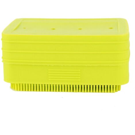 Silicone Soap Case Holder Multifunctional Soap Dish with Soft Bristles (1/5)
