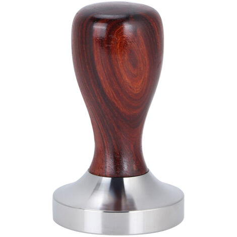 58mm Flat Base Stainless Steel Coffee Tamper Coffee Powder Pressing Tamping Tool for Coffee Shop Supplies (1/5)