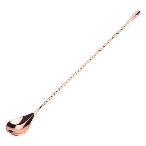 1Pc Stainless Steel Cocktail Spoon Beverage Coffee Mixing Layering Tool with Long Handle(5) (1/5)