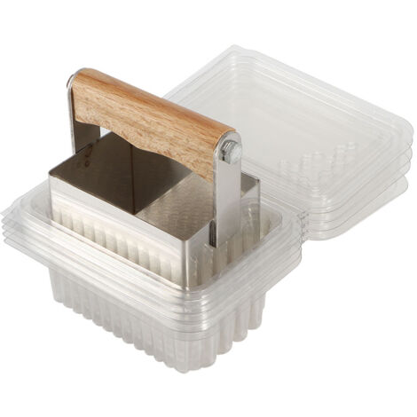 Stainless Steel Comb Honey Cutter Scraper with Plastic Box Cutting Tools Beekeeping Accessory (1/5)
