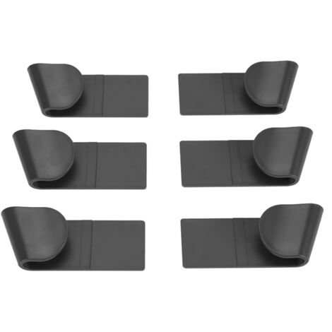 6Pcs Household PunchFree WallMounted Pot Lid Storage Rack Holder Kitchen Utensils (1/5)