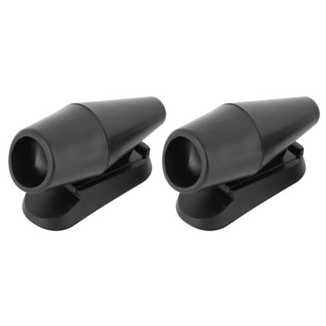 2Pcs Automotive Car Deer Snake Alert Sound Alarm Ultrasonic Wind Power Animal Repeller (black) (1/5)