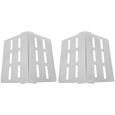 Stainless Steel BBQ Gas Grill Heat Plate Shield Tent Replacement Fit for Weber Genesis 300 Series (1/5)