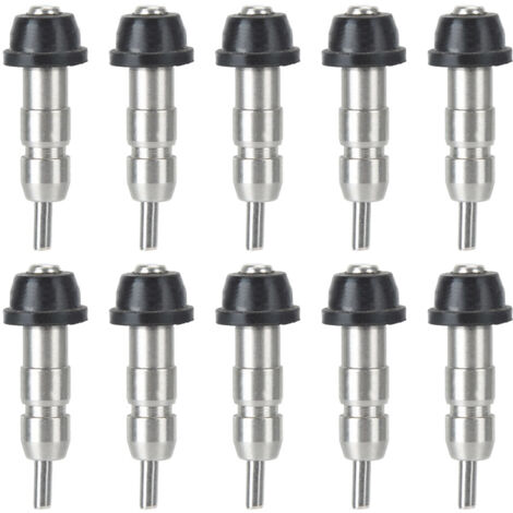 10Pcs Stainless Steel Chicken Drinker Poultry Waterer Water Drinking Nipple Farm Supplies (1/5)