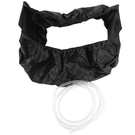 Black Air Conditioning Cleaning Bag Wall Mounted Waterproof Dust Washing Clean Protector Bag (1/5)