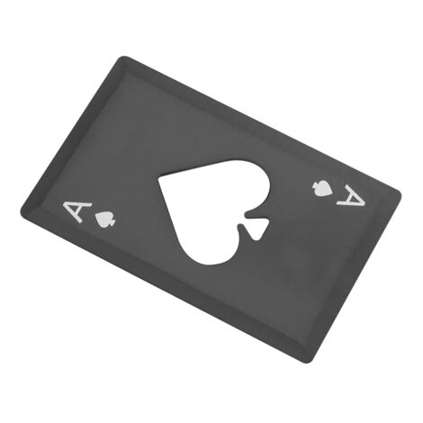 Creative Stainless Steel Credit Card Bottle Openers, Beer Bottle Openers, Speed Openers(Black) (1/5)