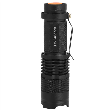 Portable Waterproof Ultraviolet Flashlight Electric Torch Fluorescent Detection Light 365NM (1/5)