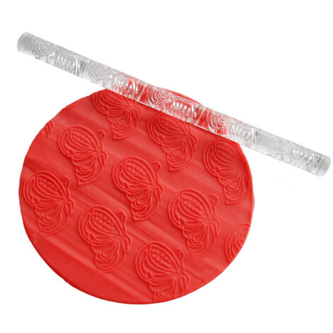 High Quality Acrylic Rolling Pin Pastry Rolling Pin Fondant Plasticine Roller DIY Cake 21 (1/5)