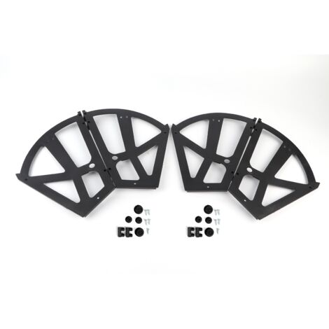 4Pcs/Set Home Furniture Shoes Drawer Cabinet Hinge Flip Plate Frame Turning Rack Accessory (1/5)
