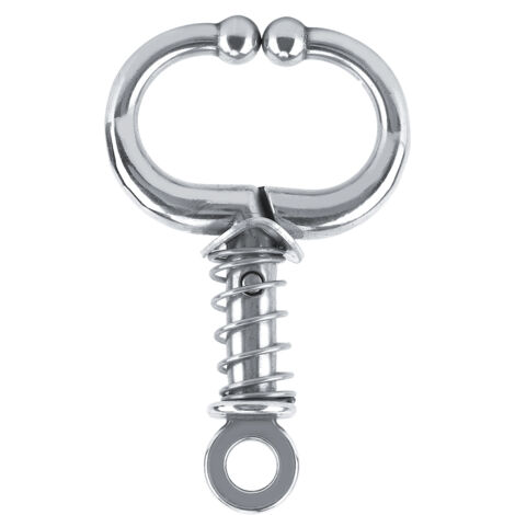 Stainless Steel Bull Cow Cattle Nose Ring Husbandry Accessory(Spring Nose Pliers)