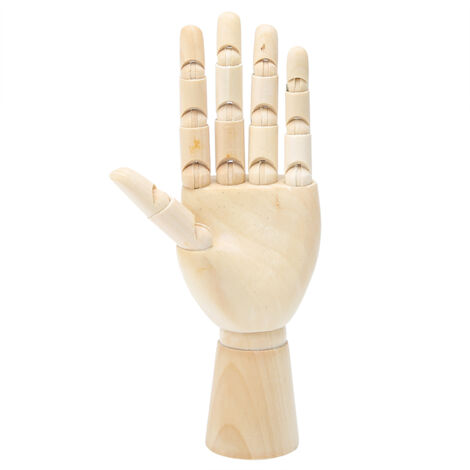 Home Office Desktop Ornament Jointed Left Hand Model Body Artist Model Sculpture Mannequin Decoration (1/5)