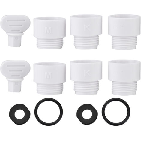 ABS Japanese Shower Adapter KMG Connector Hose Converter Bathroom Accessory Thread G1/2in