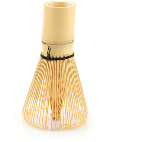 Natural Bamboo Tea Whisk Chasen Preparing Matcha Powder Brush Tool(80 Prongs) (1/5)