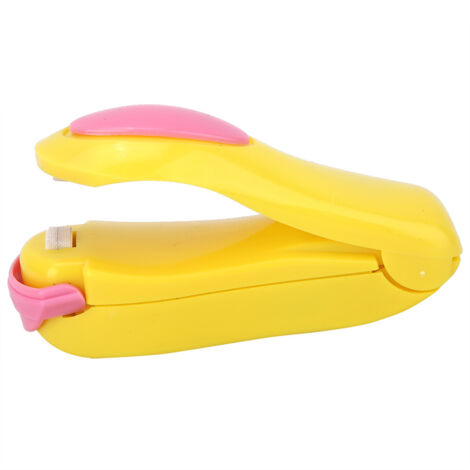 Portable Bag Clips Handhold Mini Electric Heat Sealing Machine Impulse Sealer (Yellow) (1/5)