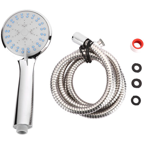 0-0.6Mpa Pressurized Water Saving Bathroom 3 Functions Handheld Shower Head Sprayer with Hose (1/5)