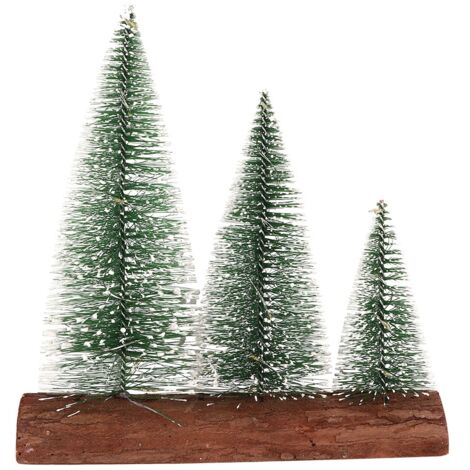 Mini Desktop LED Lights Christmas Tree Decoration Home Xmas Festival Gift Ornament Warm Light (1/5)