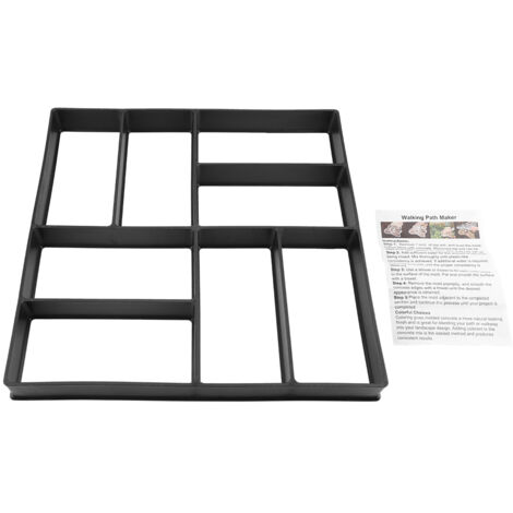 Paving Pavement Concrete Mould Stepping Stone Mold Garden Lawn Path Paver Walk (1/5)
