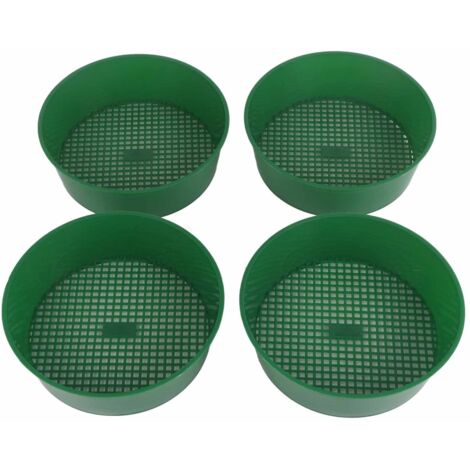 4pcs Plastic Garden Mesh Gardening Sieve Succulent Plants Sand Stone Filter Tool (1/5)