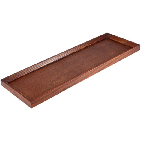Wooden Serving Tray Plate for Tea Set Fruits Candies Food Home Decoration (45152cm) (1/5)