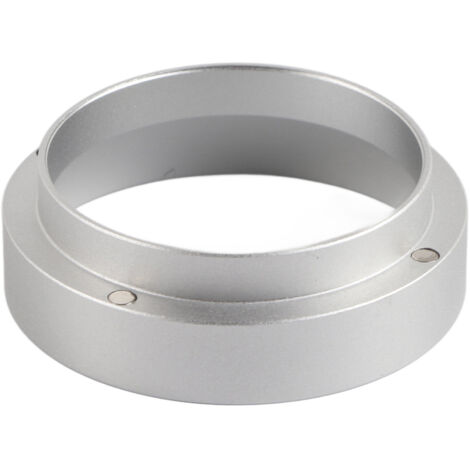 58mm Aluminum Universal Coffee Dosing Ring Funnel Replacement Coffee Maker Accessory (Silver) (1/5)