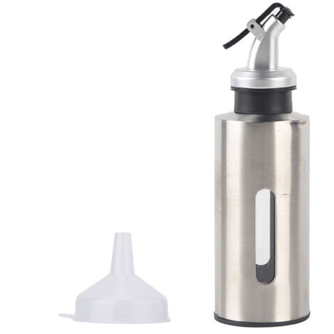 150ml Stainless Steel Oil Bottle Leak Proof Soy Sauce Vinegar Dispenser (1/5)
