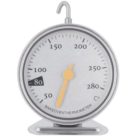 Stainless Steel Oven Thermometer Large Dial Kitchen Oven Thermometer 50℃ to 280℃ (1/5)