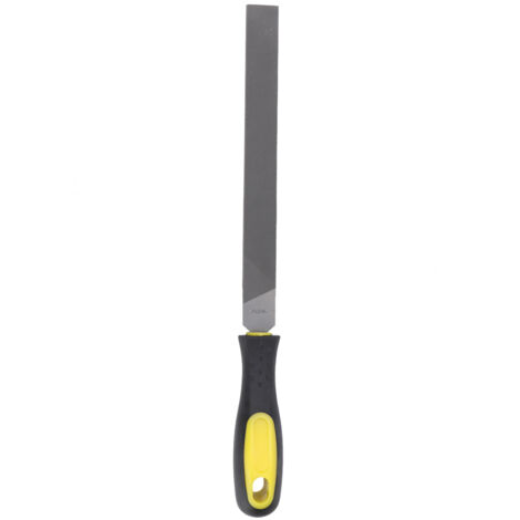 8in Flat Mill Steel File Grinding Blade with Handle Sharpening Shaping Tool for MetalMiddle Teeth File (1/5)