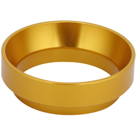 58mm Aluminum Universal Coffee Dosing Ring Funnel Replacement Coffee Maker Accessory (Gold) (1/5)