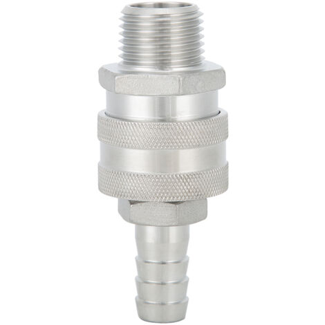 1/2in Female Thread Stainless Steel Quick Connector Adapter for Brewing Beer (1/5)