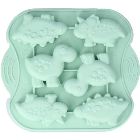 6 Cavity Animal Shaped Cake Mold Silicone Mould DIY Chocolate Dessert Pudding Making Mold Kitchen Baking Tool (1/5)