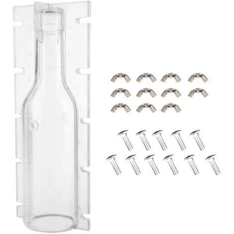 Clear Plastic Candle DIY Mold Tool BottlE Shaped Heat resistant Wedding Candle Mold (1/5)