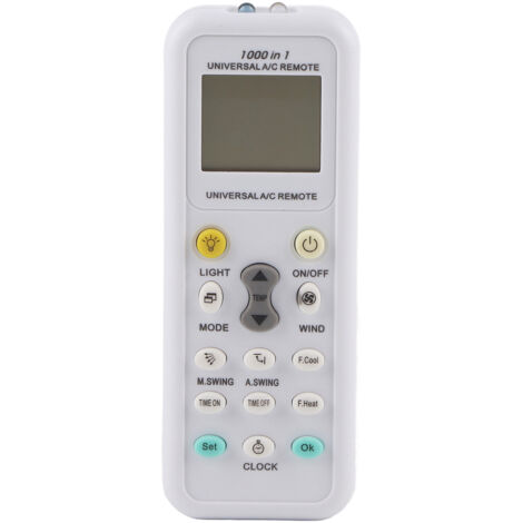 Universal One Click Settings LCD Display Air Conditioner Remote Control Controller (1/5)