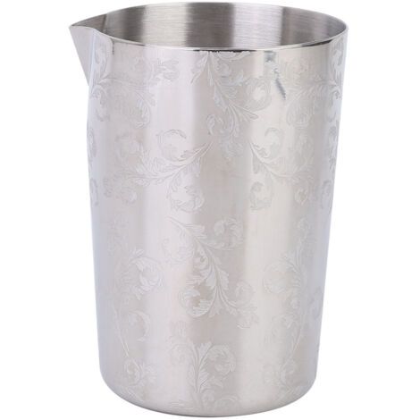 500ml Durable Stainless Steel Bar Beer Cocktail Mixing Cup Wide Mouth Mug (1/5)
