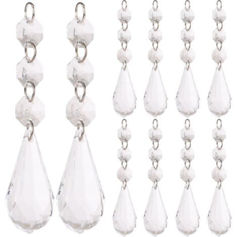 DIY Transparent Acrylic Ball Bead Hanging Pendant Decoration Ornament Accessory (F) (1/3)