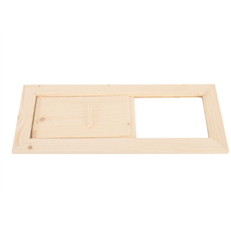 Wooden Rectangle Air Vent Grille Ventilation Steam Room Sauna Accessory (1/5)
