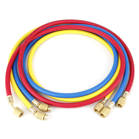 1.5m 600psi 1/4in Air Conditioning Fluoride Tube Coolant Refrigerant Adding Tool Accessory (1/5)
